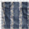 thumbnail image 4 of Soimoi Voile de Coton Bleu Tissu Imprimé Floral Grandiflora Roses au Mètre 42 Pouces de Large, 4 of 5