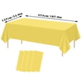 thumbnail image 3 of Disposable Table Cloth Rectangular Stain Decorative Tablecloth for Parties Picnics and Camping Events, 3 of 8
