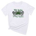 thumbnail image 4 of Chandails de la Saint-Patrick pour Femmes Mode Col Rond Imprimé T-shirt à Manches Courtes Décontracté Ample Hauts Chandail de la Saint-Patrick, 4 of 6