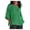 Green, variant on CFLVAEK Cotton Linen 3 Quarter Sleeve T Shirts for Women Summer Flowy Going Out Shirt Loose Fit Crew Neck Blouse Moisture-Wicking Side Slit Plain Color Tunic Top Khaki XXL