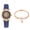 G, variant on RKSTN Watches for Women Watches Set S Tarry Sky Ladies Bracelet Watch Casual Leather Sports Q Uart Watches
