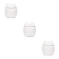 thumbnail image 3 of Transemion Portable Moisture-proof Ceramic Tea Jar Large Capacity And Cute Sturdy And Durable Ceramics Cat Form Ceramic Tea Jars white 500ml 3Set, 3 of 6