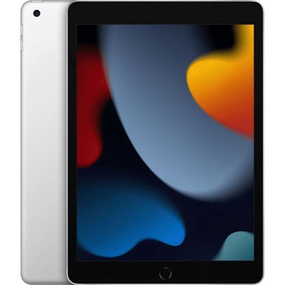 iPad Apple 9e Gén. (2021) Wi‐Fi Seulement Argent 64 Go Excellent (Remis à Neuf)