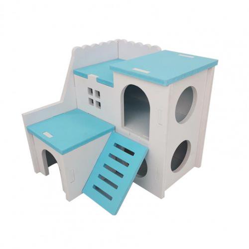 Small Animal Hideout PVC Hamster House Breathable Stable Cage Toy