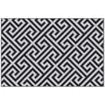 thumbnail image 1 of Outsunny Tapis Extérieur Réversible pour VR, Noir et Blanc, 4 Pieds x 6 Pieds, Imperméable, Résistant aux UV, 1 of 10