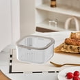 thumbnail image 4 of SLYNSHome Mini Desktop Trash Can Press Lid Organizer for Tidy Desk Storage - White - S, 4 of 7