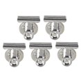 thumbnail image 2 of LOVEVER 5 Pcs Clips Magnétiques Ronds en Acier Inoxydable Plaqué Nickel Ensemble de Fixation Magnétique Puissant (Argent), 2 of 8