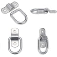 thumbnail image 3 of 10 Pack D Ring Tie Downs Anchor, 1/4 Stainless Steel Heavy Duty Tie Down Rings, 3 of 5