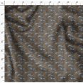 thumbnail image 4 of Soimoi Poly Georgette Fabric Stripes & Whale Fish Ocean Printed Craft Fabric by The Yard 42 Inch Wide, 4 of 5