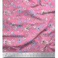 thumbnail image 1 of Soimoi Poly Georgette Fabric Artistic Floral Print Fabric by Yard 52 Inch Wide, 1 of 5