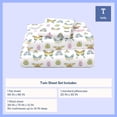 thumbnail image 3 of Mainstays Kids Microfiber Bed Sheet Set, Twin, Butterfly, 3 Pieces, 3 of 8
