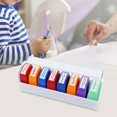 thumbnail image 4 of 8 Pieces Teacher Stamps Parent Colorful Set Motivational for Homework School Supplies Homeschool Setting Assessment Encouragement, 4 of 8