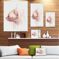 thumbnail image 3 of Cute Sphinx Watercolor Illustration - Large Animal Canvas Artwork, 3 of 4