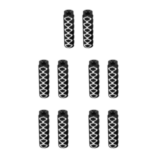Baohd 2x Precise Fit And Corrosion-resistant Bike Pegs For Long-lasting Usage black 5Set