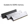 thumbnail image 3 of DDR5 Heatsink, Aluminum Alloy Memory RAM Cooler with Heat Dissipation Sticker for DDR5 Memory Module Computer Water Cooling System, 3 of 7