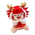 thumbnail image 4 of Bunblic Baby Chinese Dragon Hug Pillow 9inch Throw Pillow Chinese New Year Toy Cute Sofa Pillow for Housewarming Gift Multifunctional A, 4 of 8