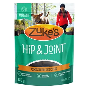 Zuke's Hip and Joint Support Chicken Recipe, Soft Dog Treats 170 g