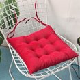 thumbnail image 2 of Outdoor Chair Cushions with Back Corduroy Strap Chair Cushion Cushion Solid Color Chair Cushion Strip Velvet Comfortable Fart Cushion Outdoor Rocking Chair Cushions, 2 of 2