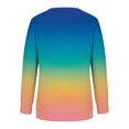 thumbnail image 3 of 2023 Chandail à Capuchon Surdimensionné pour Femmes Col Rond Mode Décontractée Manches Longues Imprimé Chandail Hauts Blouse Costumes d'Halloween/Noël Rabais de 50 % Liquidation, 3 of 3