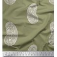 thumbnail image 1 of Soimoi Rayon Fabric Paisley Block Print Fabric by Yard 42 Inch Wide, 1 of 3