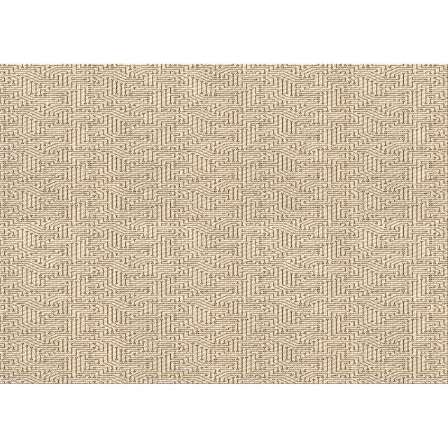 Ahgly Company Tapis Rectangulaire Lavable en Machine Intérieur Transitionnel Vanille Or, 2 Pieds x 5 Pieds