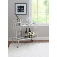 thumbnail image 2 of Putnam Silver Mid-Century Bar Cart, 2 of 8