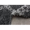 thumbnail image 3 of ECARPET Super Soft for Living Room & Bedroom Grammercy Stark Dark Grey Shag, 3 of 9