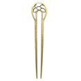 thumbnail image 1 of Barrettes Épingles à Cheveux Décoratives Rétro en Forme de U pour Coiffures Féminines en Bronze, Barrettes pour Femmes, 1 of 6