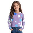 thumbnail image 4 of Posijego T-Shirts Graphiques à Manches Longues pour Tout-Petits Garçons Filles, Mignons, Col Ras du Cou, T-Shirts Basiques, Hauts, Chandail de Printemps pour Enfants, 4 of 6