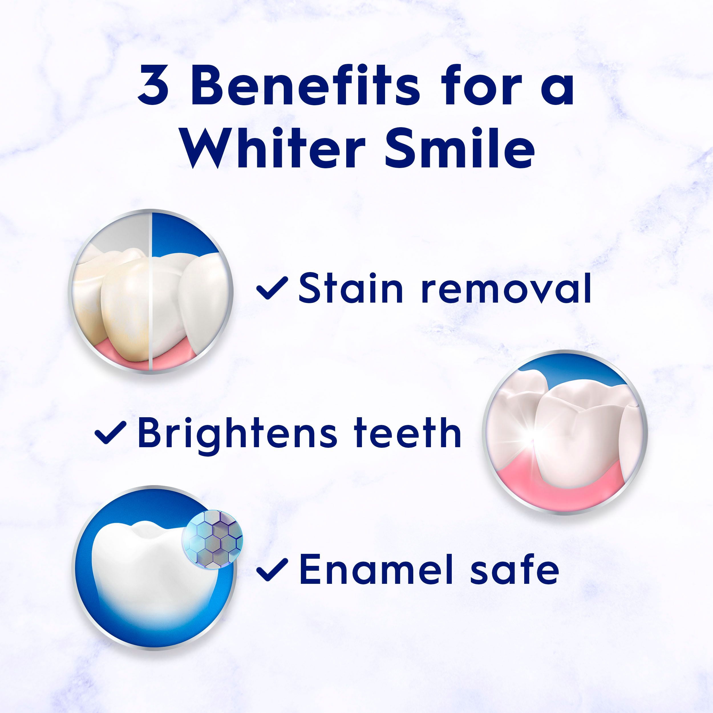 Crest 3D White Dentifrice Blanchissant Avancé, Fraîcheur Arctique