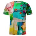 thumbnail image 4 of EGNMCR T-Shirts à Manches Courtes pour Hommes Été Décontracté Col Rond T-shirt, Mode Hommes Décontracté Impression Numérique 3D Sport Manches Courtes Hauts d'Été Décontractés,, 4 of 5