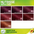 thumbnail image 5 of Garnier Hair Color Nutrisse Ultra Color Nourishing Creme, R3 Light Intense Auburn (Red Hibiscus) Permanent Hair Dye, 2 Count (Packaging May Vary), 5 of 5