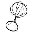 thumbnail image 2 of fastboy Eye-catching Tabletop Decorative Wig Display Stand Balloon Style Hat Holder Black 27.5cm 1Set, 2 of 6