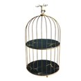 thumbnail image 4 of Xingzhi Bird Cage Cosmetic Storage Rack Dresser Makeup Organizer Shelf 2 Tier Black, 4 of 5