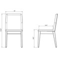 thumbnail image 5 of Manhattan Comfort Catherine Upholstered Dining Side Chair in Beige, 5 of 5