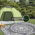thumbnail image 3 of Findosom 9'x12' Waterproof Outdoor Rug, Foldable Reversible Plastic Straw Rug, Large Patio Rug for Outdoors, RV, Patio, Backyard, Deck, Picnic, Beach, Camping Gray, 3 of 6