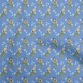 thumbnail image 1 of oneOone Polyester Spandex Medium Blue Fabric Asian Japanese Sewing Craft Projects Fabric Prints By Yard 56 Inch Wide, 1 of 4