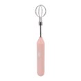 thumbnail image 3 of Electric Hand Mixer Three Different Speeds Battery Powered Handheld Milk Frother for Home Baking Pink, 3 of 6
