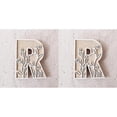 thumbnail image 1 of 5 Inch Wooden Letters for Wall Decoration – for 's Room Craft Projects Name Signs Weddings and Home ,2 Pack, 1 of 6
