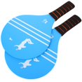 thumbnail image 3 of LNGOOR 2Pcs Wood Badminton Rackets for Sports Fitness Entertainment Children Adults, 3 of 8
