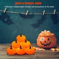 thumbnail image 2 of Mistaha 12PCS YK5013 Flameless LED Pumpkin Lantern Candle Light Bright Flickering Jack-o-lantern style Bulb Battery, 2 of 8