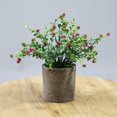 thumbnail image 2 of Fake Plant Potted Lifelike Small Artificial Greenery Plant Faux Plant Decoration, 2 of 10