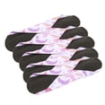 thumbnail image 1 of Menstruel 5 Pcs Protège-Dessous Menstruels Lavables Réutilisables Anti-Fuites en Charbon de Bambou pour Femmes Taille m, 1 of 8