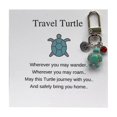 thumbnail image 1 of WIFKLSIIPG 26 Letter Handmade Turtle Keychain Turtle Combination Pendant 26 Letter Surname Travel Turtle Keychain Pendant 26 Letter Surname Mark Alphabet Gemstone Turquoise Jewelry Pendant, 1 of 3