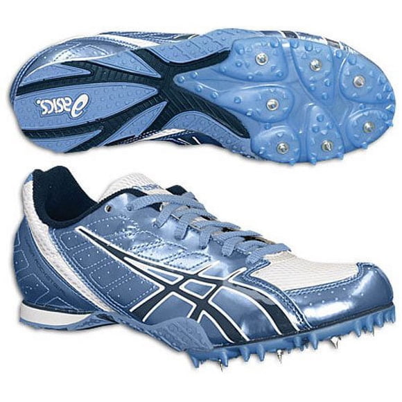 ASICS Crampons d'Athlétisme Hyper-Rocketgirl 3 pour Femmes Blanc/marine/bleu - GY754.0150