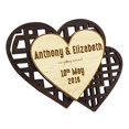 thumbnail image 2 of 40 Save The Date Wooden Magnet Custom Engraved Wooden Magnet Rustic Wedding Announcements Idea, 2 of 2