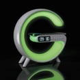 thumbnail image 2 of Lampe LED Merkury Innovations avec chargeur sans fil et réveil – Lot de 1, 2 of 9