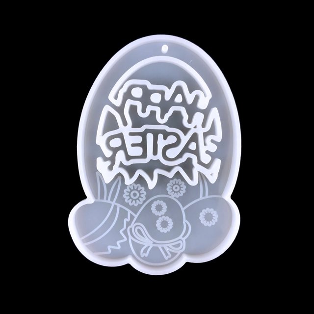 Moules en Résine Silicone Porte-Clés Pâques Porte-Clés Anneau Pendentif Moules en Résine Époxy Moule en Silicone de Pâques Moules en Silicone pour Résine Porte-Clés Moules en Résine Époxy Silicone