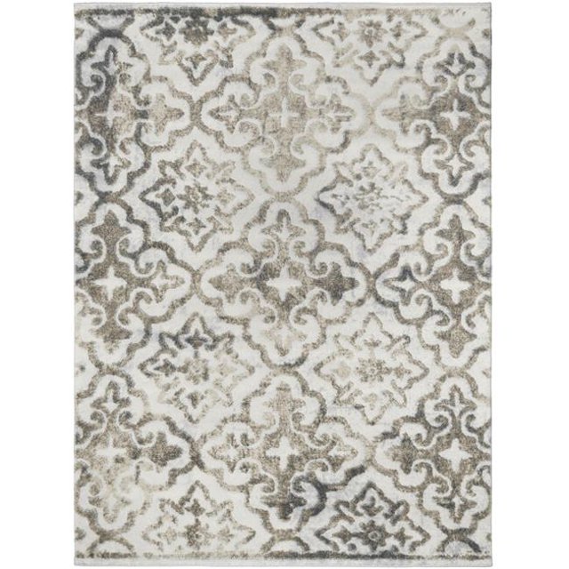 Mayberry Rug DN8941 8X10 Tapis d'Aire Denver Calypso 7 Pi 10 Po x 9 Pi 10 Po, Beige