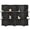 Black, variant on Giantex 6 Panels Room dividers, 6Ft Hand-Woven Fiber Freestanding Wall Divider, Portable Wooden Partition Separators, Brown
